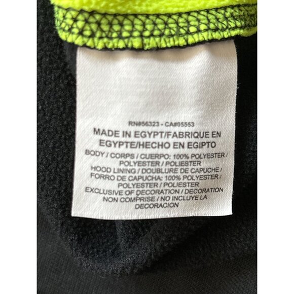 Nike Therma-Fit Hoodie Mens XL Black Volt Pullover Sweatshirt Swoosh 485784-018 - Picture 4 of 8